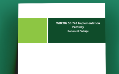 WRCOG SB 743 Implementation Pathway