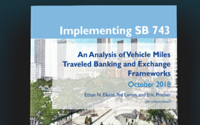Implementing SB 743 Berkeley Law