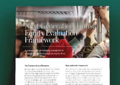 Equity Evaluation Framework