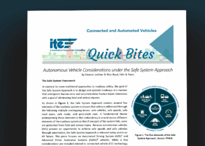 Street Safety in an Autonomous Vehicle Future