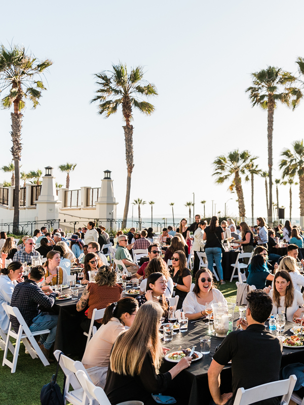 2023 New Shareholders - post - Apr2025 Staff gathered outside enjoying a meal together