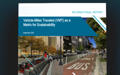Using VMT to Promote Sustainability