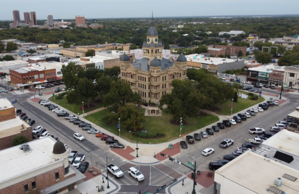 Street Parking in downtown Denton, Texas