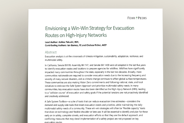 Safe Systems Evac Strategy