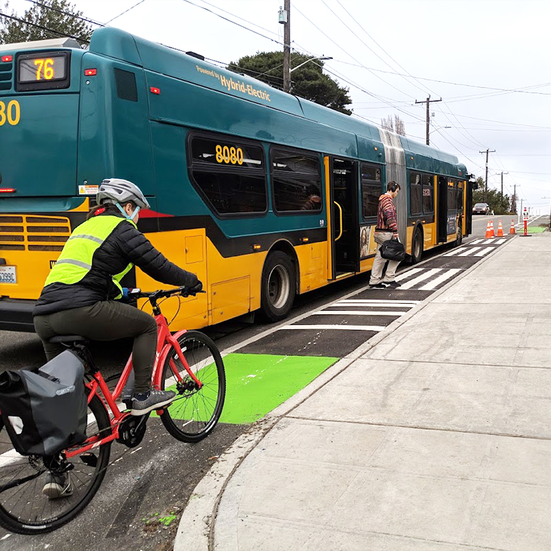 Bus and Bicyclist - page - Apr2025