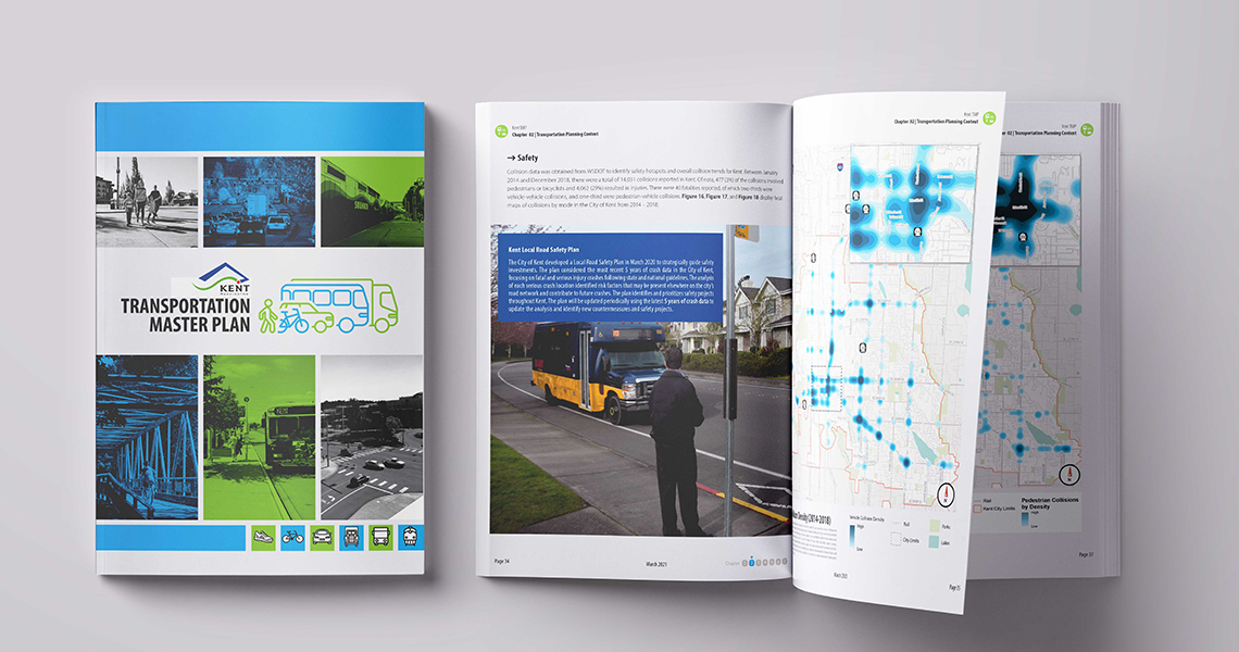 Kent, Washington Transportation Master Plan Mock Up