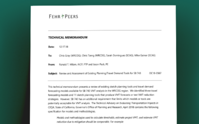 Tools Assessment Technical Memorandum