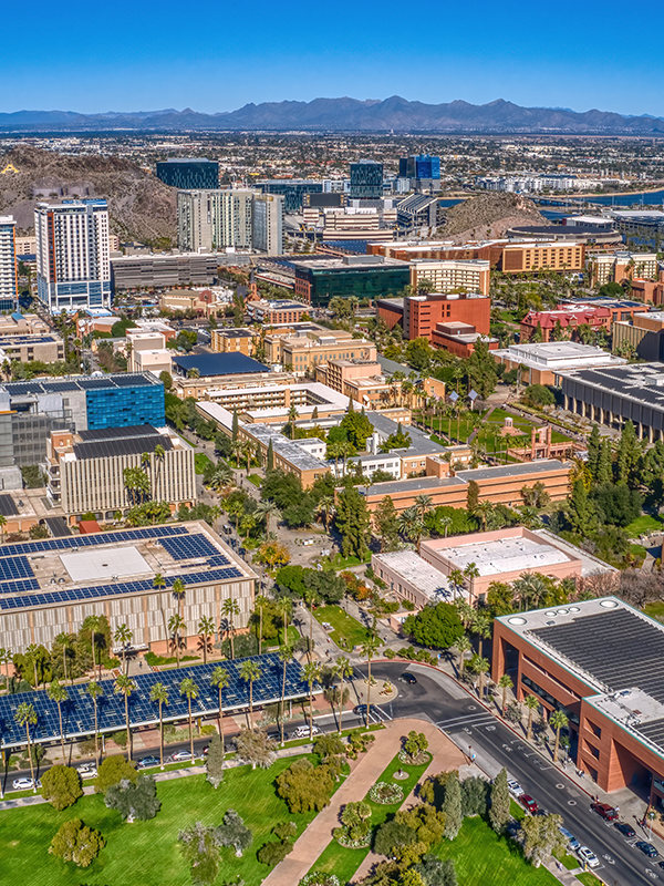 Downtown Tempe Header - blog - Sept2025 Skyline of downtown Tempe, Arizona
