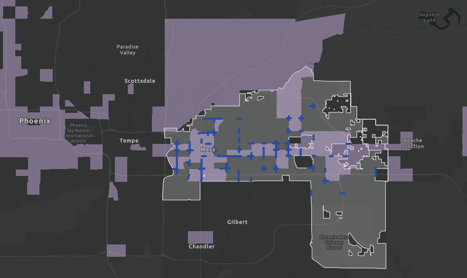 Mesa High Injury Network Webmap