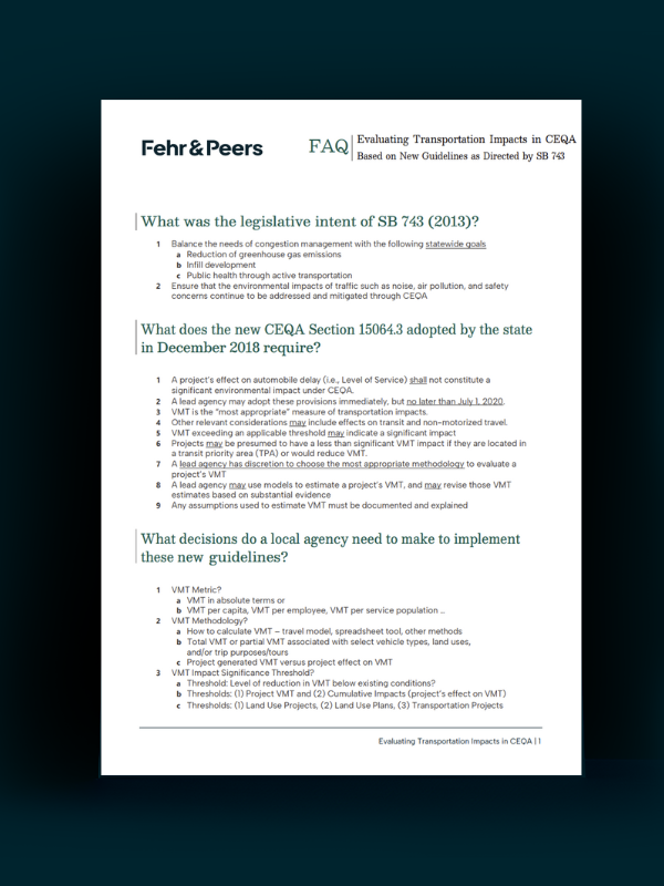 sb743-faq-header-blog-Oct2025 SB 743 CEQA FAQs