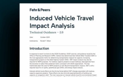 FP Induced Vehicle Travel Analysis Technical Guidance