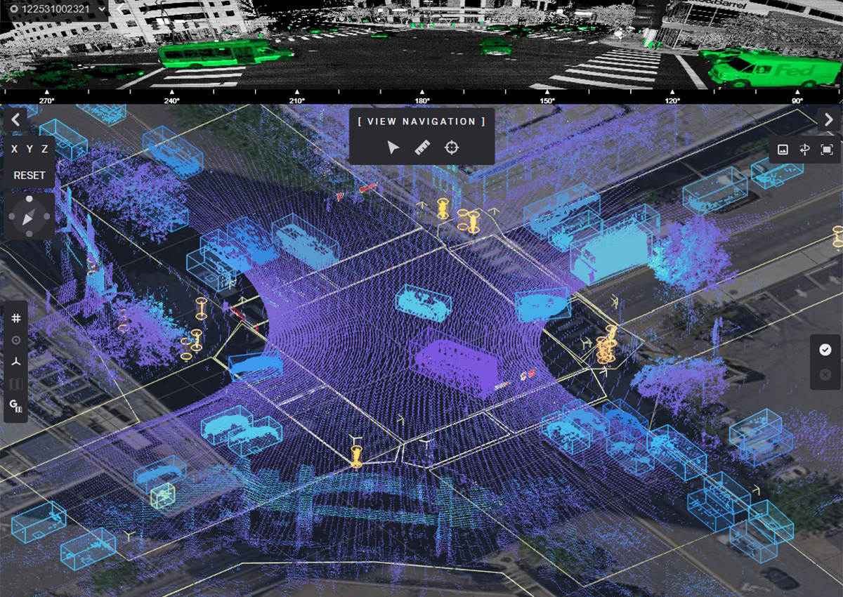 LiDAR System Bellevue Screenshot - blog - August2026 Screenshot of the city's LiDAR detection system.